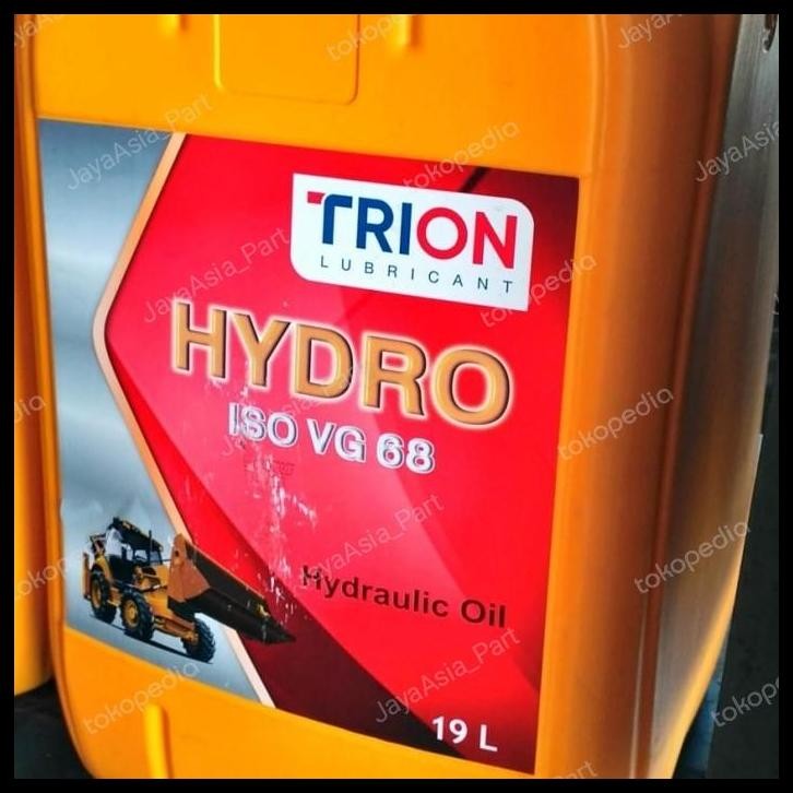 BEST DEAL OLI HYDRAULIC/HIDROLIK/TURALIK/OLI 10 ISO 68 TRION PAIL (19 LITER) 