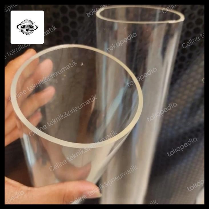 

TERMURAH PIPA AKRILIK OD 80MM X ID 74MM TEBAL 3MM PJG 200CM / ACRYLIC TABUNG !!!!!!