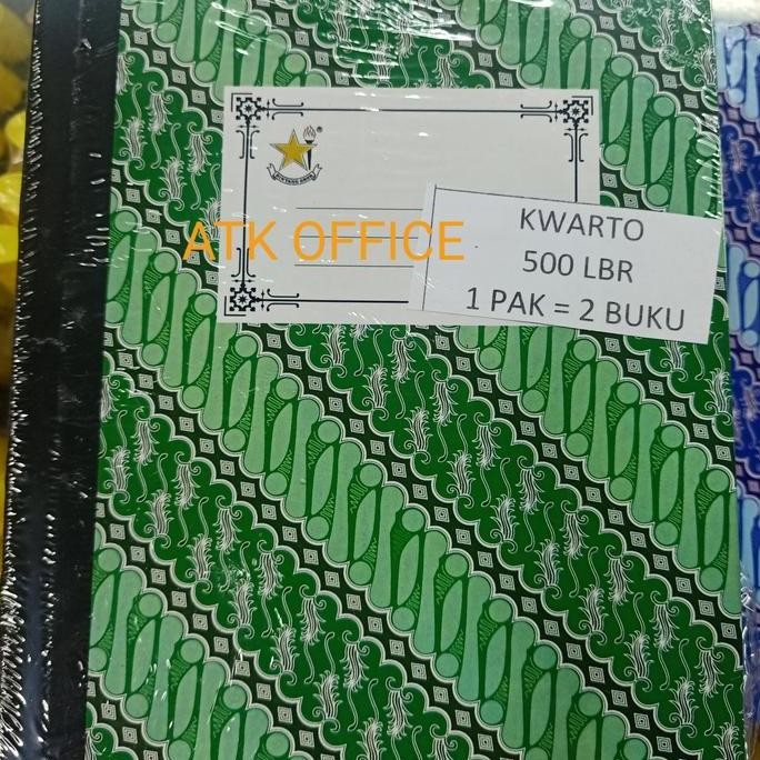 

Buku Tulis Quarto 500 Lembar Bintang Obor