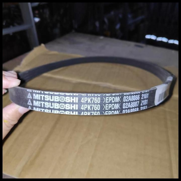 TERMURAH MITSUBOSHI FAN BELT 4PK760 EPDM TALI KIPAS FANBELT 4PK 760 ATOZ 