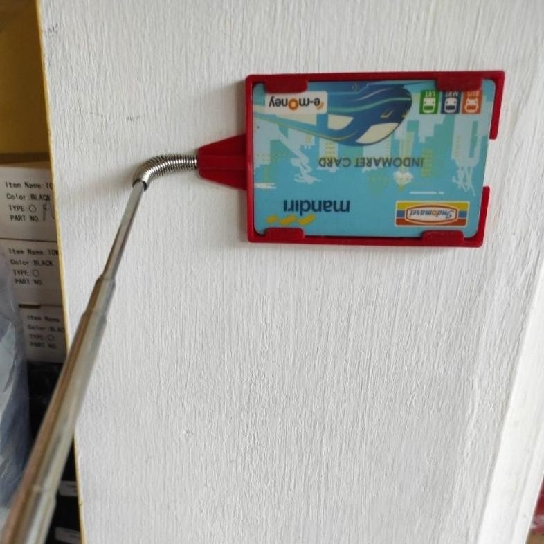 Baru tongkat tongsis tap dua double kartu jalan e toll tol / e money / mall kantor apartemen mobil l