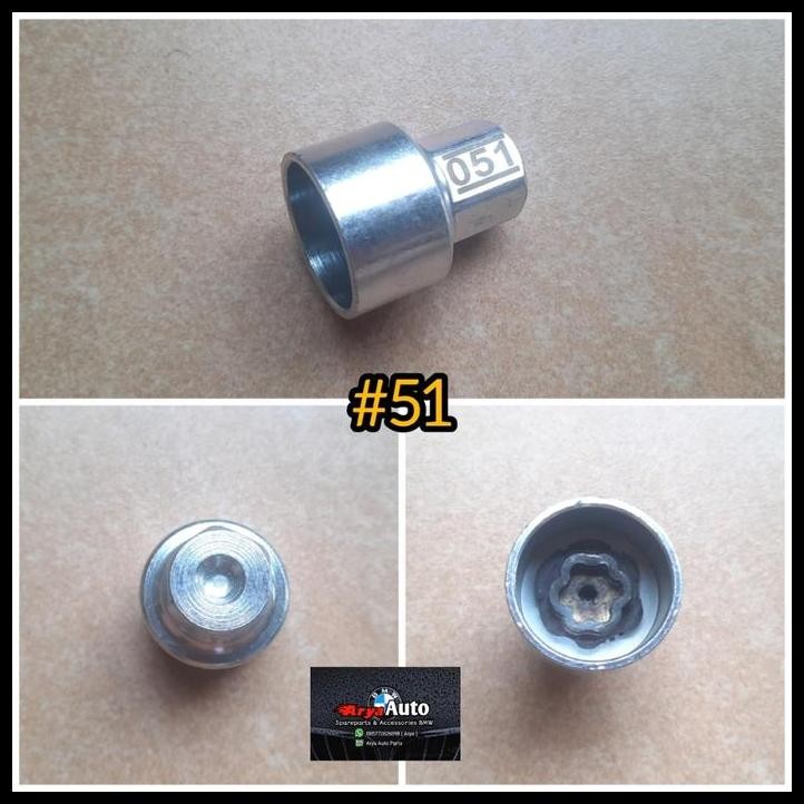 BEST DEAL ADAPTER ADAPTOR KUNCI BAUT RODA ANTI-THEFT #51 BMW F SERIES / MINI 