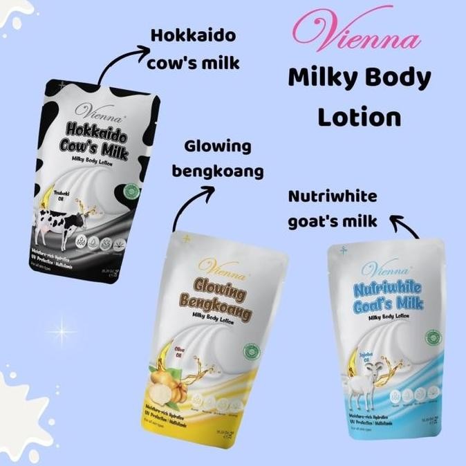 Best Seller - Go - Vienna Milky Body Lotion Sachet 1Kg - Milky Lotion Vienna Reffil