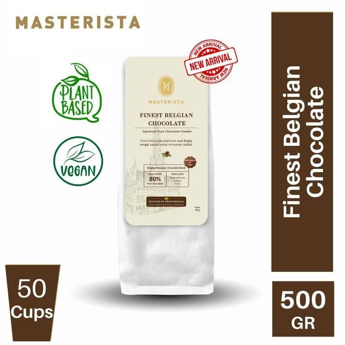 

Original Masterista Belgian Chocolate Powder 500gr - Bubuk Cokelat 80% Asli Premium