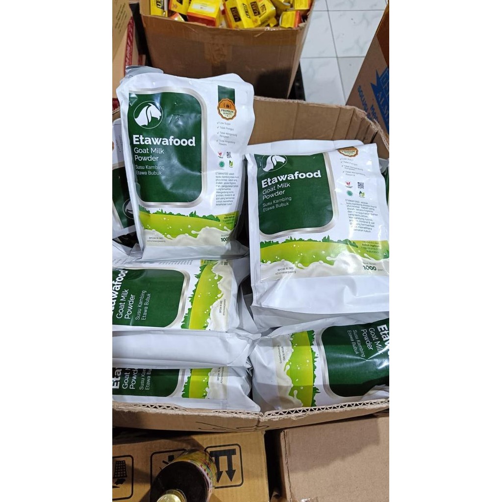 

Original Susu Kambing Etawa 1kg - Etawafood Goat Milk Powder Halal