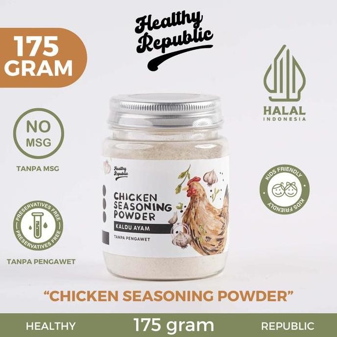 

Original Healthy Republic Chicken Seasoning 175gr Bumbu Ayam Bubuk Non MSG Halal