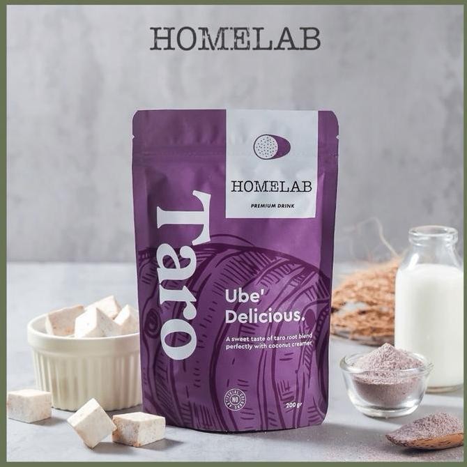 

Original Homelab Taro Latte Powder 200g Bubuk Minuman Taro Premium Rasa Lembut