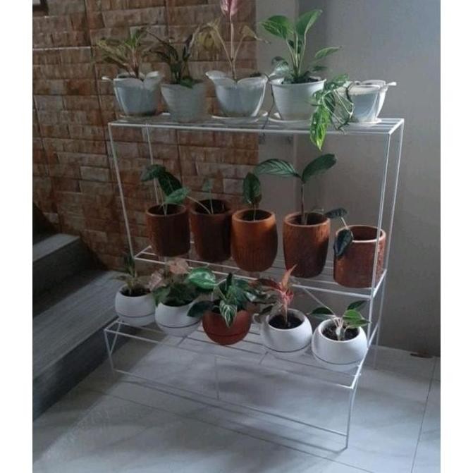 Stok Sj Besi Beton 8Mm/Rak Bunga Besi/Standing Pot/Rak Bunga Murah