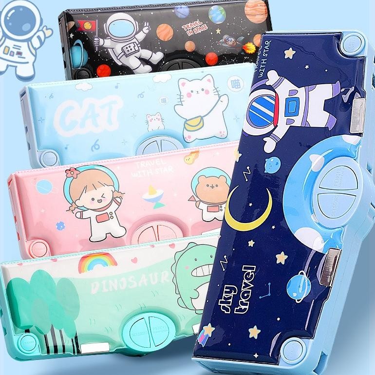 

Gs-56 [Ready] Aimilo Tempat Pensil Multifungsi Kotak Pensil Anak Lengkap Peruncing Gunting Isolasi Penghapus Penggaris Alat Tulis Sekolah Gs-56