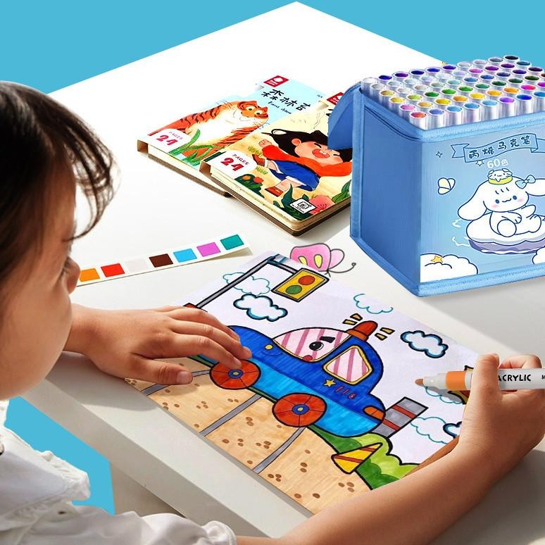 

To94 Cod Spidol Maker Isi 24 Pcs (24 Warna) / Vibrant And Versatile / Acrylic Merker Set 24 Color Waterproof To94