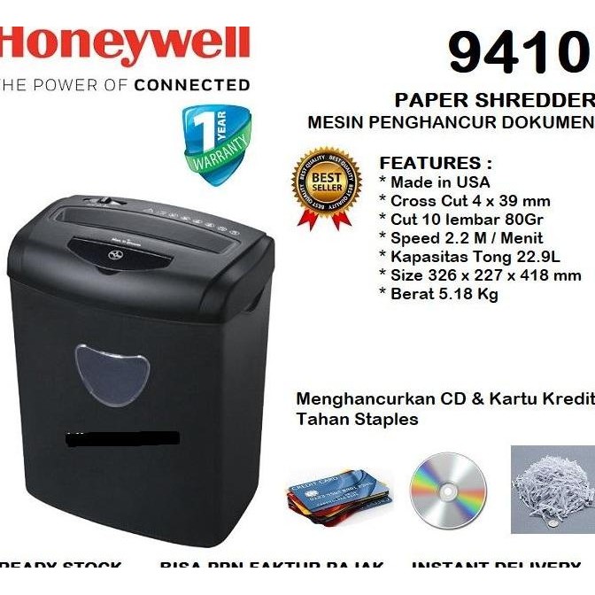 Promo HONEYWELL 9412 Mesin Penghancur Kertas HONEYWELL 9412 Paper Shredder COD