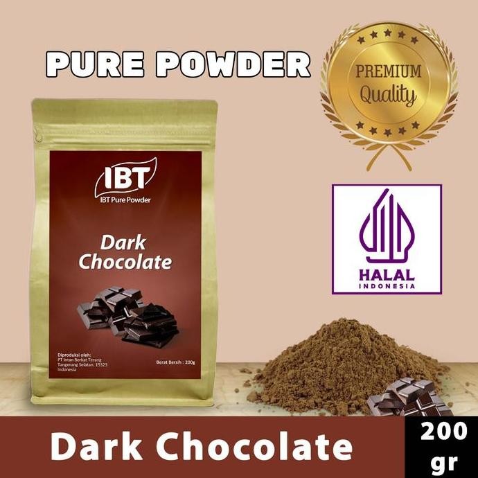 

Original Pure Dark Chocolate Powder 200gr | Bubuk Coklat Murni Premium untuk Kue & Minuman