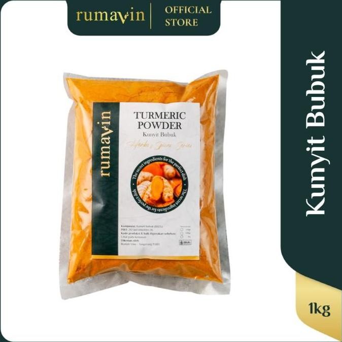 

Original Rumavin Kunyit Bubuk / Turmeric Powder Premium Herbal Asli 100g