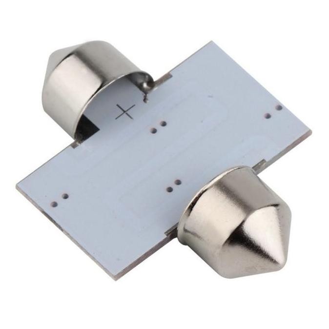 Lampu Plafon Interior Mobil Led Super White 31Mm 16 Smd Set Isi 2 Pcs