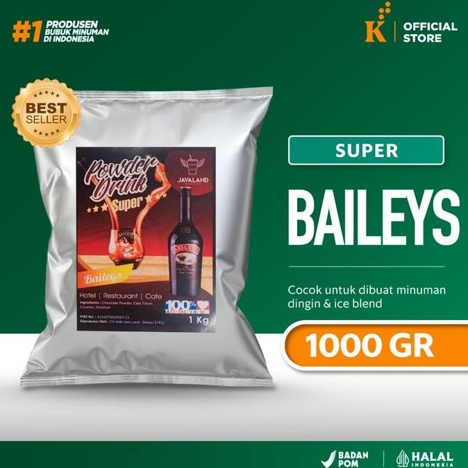 

Original Bubble Powder Drink Baileys Javaland 1 Kg - Bubuk Minuman Super Creamy
