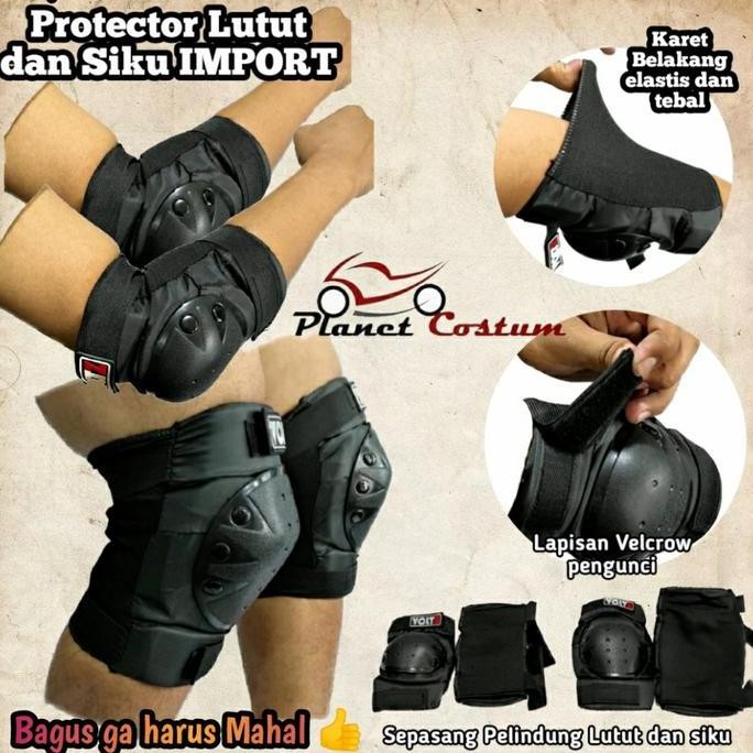 Dekker Lutut Dan Siku Bikers Sepeda Motor Cross Mtb Deker Downhill