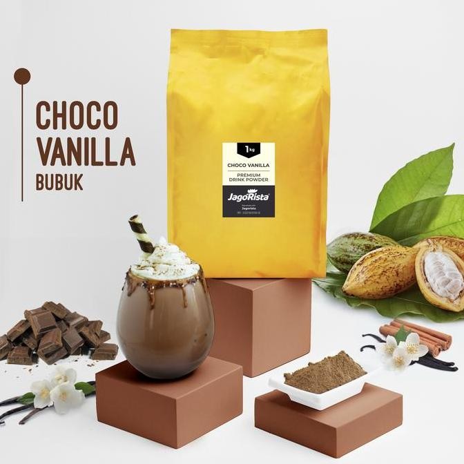 

Original Jagorista Bubble Drink Powder Choco Vanilla 1 Kg - Minuman Coklat Vanilla Premium