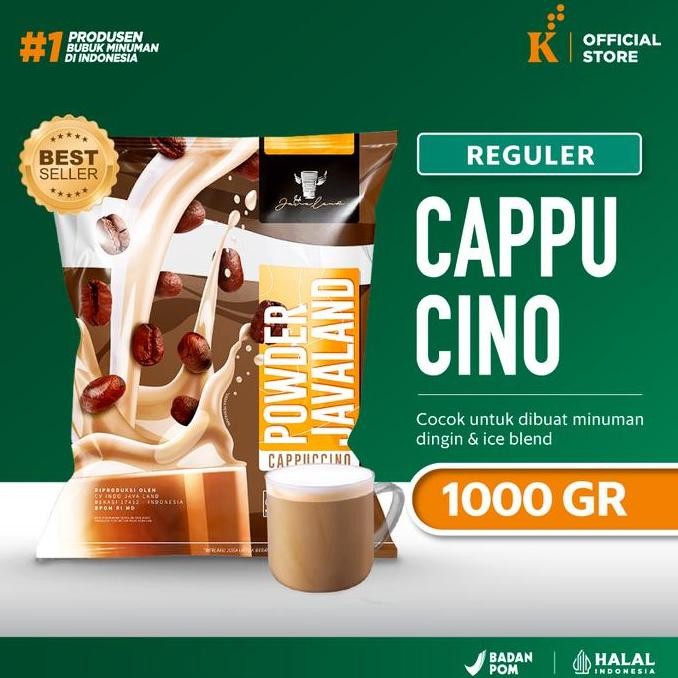 

Original Javaland Cappuccino Bubuk Minuman 1Kg Bubble Drink Powder Original