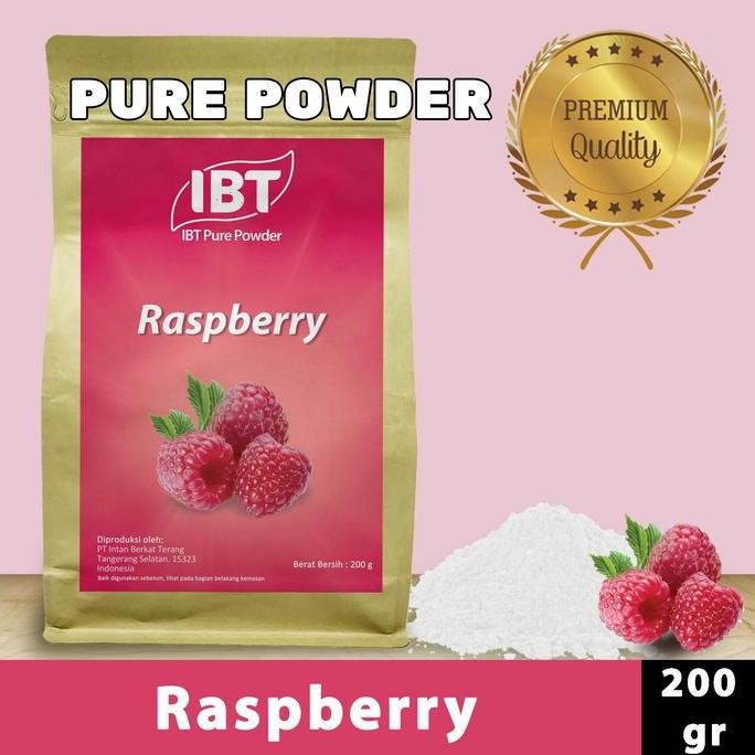

Original Pure Raspberry Powder 200gr | Bubuk Buah Import Untuk Kue & Minuman