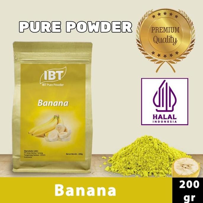 

Original Bubuk Pisang Murni 200gr - Pure Banana Powder Import untuk Kue & Makanan