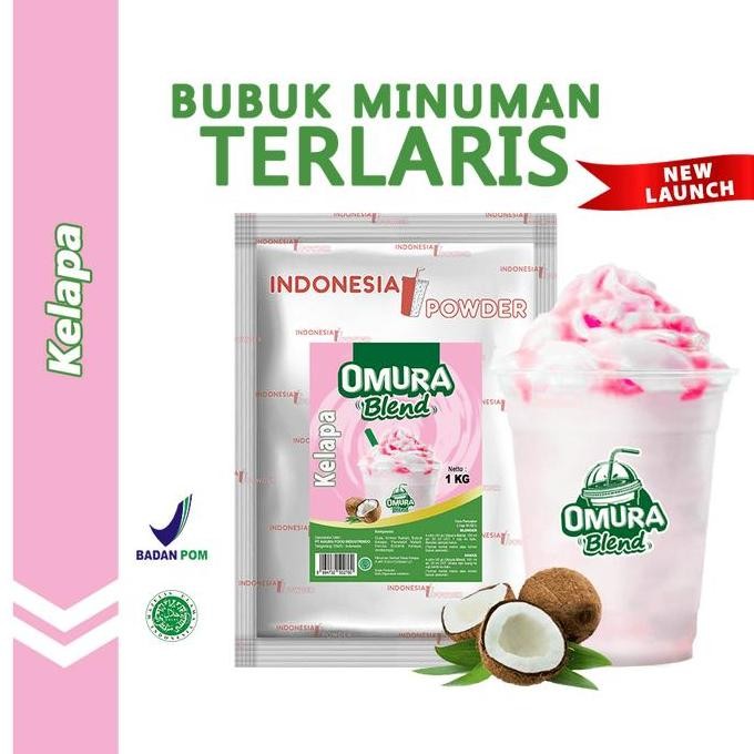 

Original OMURA Bubuk Minuman Premium Es Doger 1Kg | Powder Drink Rasa Kelapa