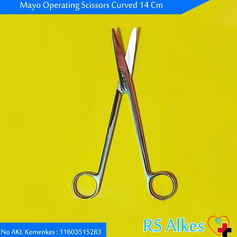

Gunting Mayo Bengkok 23 Cm 17 Cm 14 Cm Mayo Scissors Curved Gunting IUD RB2