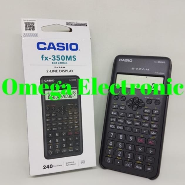 

Casio FX 350 MS - Scientific Kalkulator Kuliah Sekolah Calculator FX-350MS 2nd Edition RB2