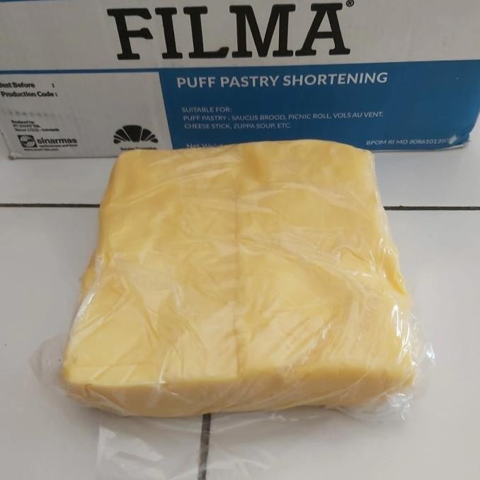 

FILMA Korsvet Puff Pastry Shortening Repack 1 KG Nugi