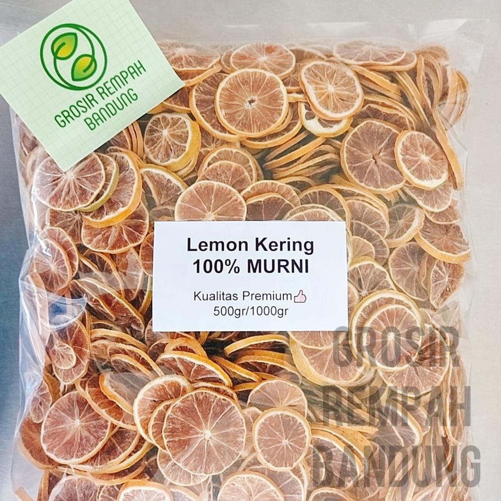 

Lemon Kering / Lemon Iris Kering / Dried Lemon / Bersih Pilhan / Rempah / Kualitas Terbaik Nugi