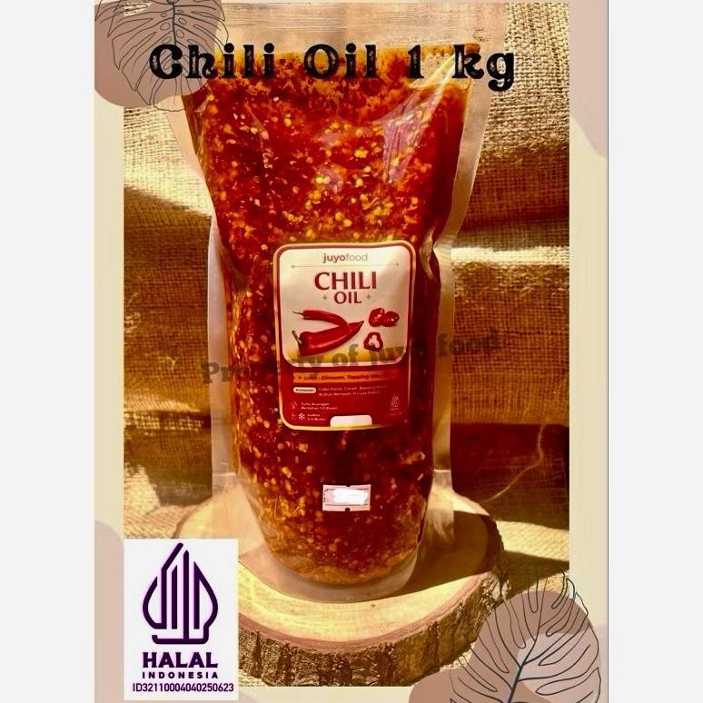 

HALAL MUI MINYAK CABAI 1 KG BERAT ASLI CHILI OIL EKONOMIS jumbo utk dimsum ramen lamien mie bakso baso aci nasgor nasi dll Nugi
