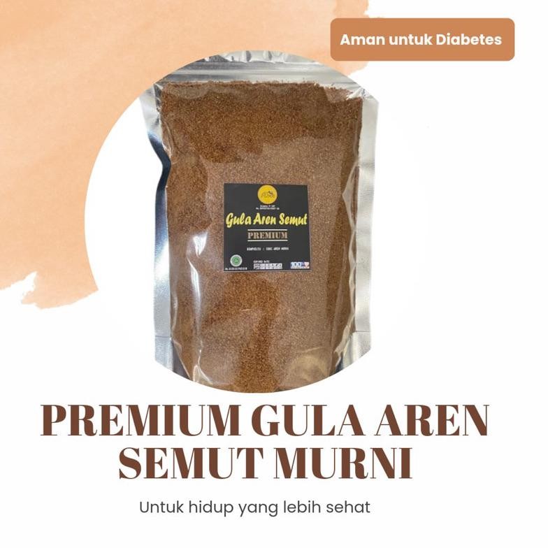 

GULA Aren Semut PREMIUM 500 Gram 100% Murni Nugi