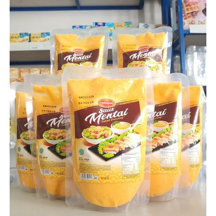 

Prima Saus Mentai 250Gr / Mentai Sauce 250Gr / Saus Dressing Mentai 250Gr Nugi