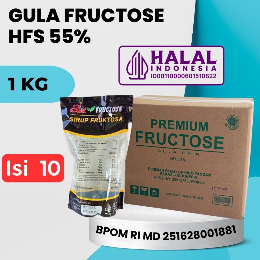 

GULA SINGKONG CAIR 1 DUS - Premium Fructose Kemasan 10 KG - BLAST Nugi