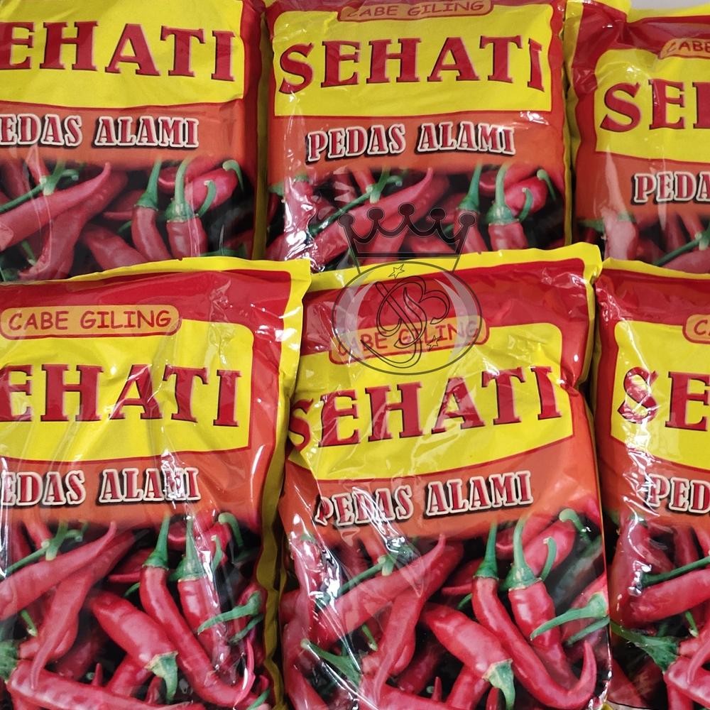 

Grosir Aida Cabe Bubuk Halus Extra Pedas Sehati Kemasan 1 Kg Nugi