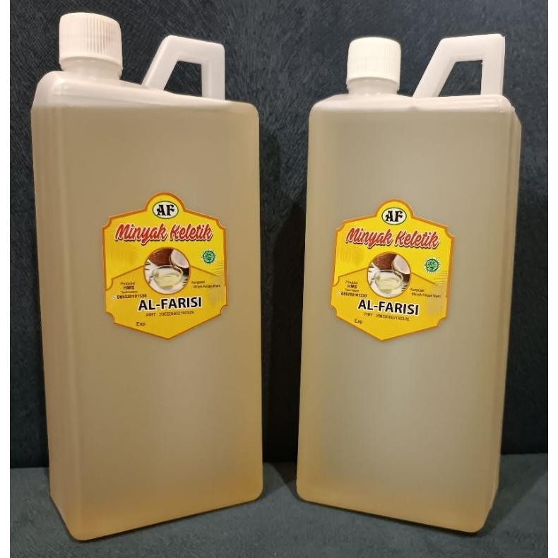 

Minyak Kelapa Keletik 100 % Asli Non RBD 1 liter Nugi