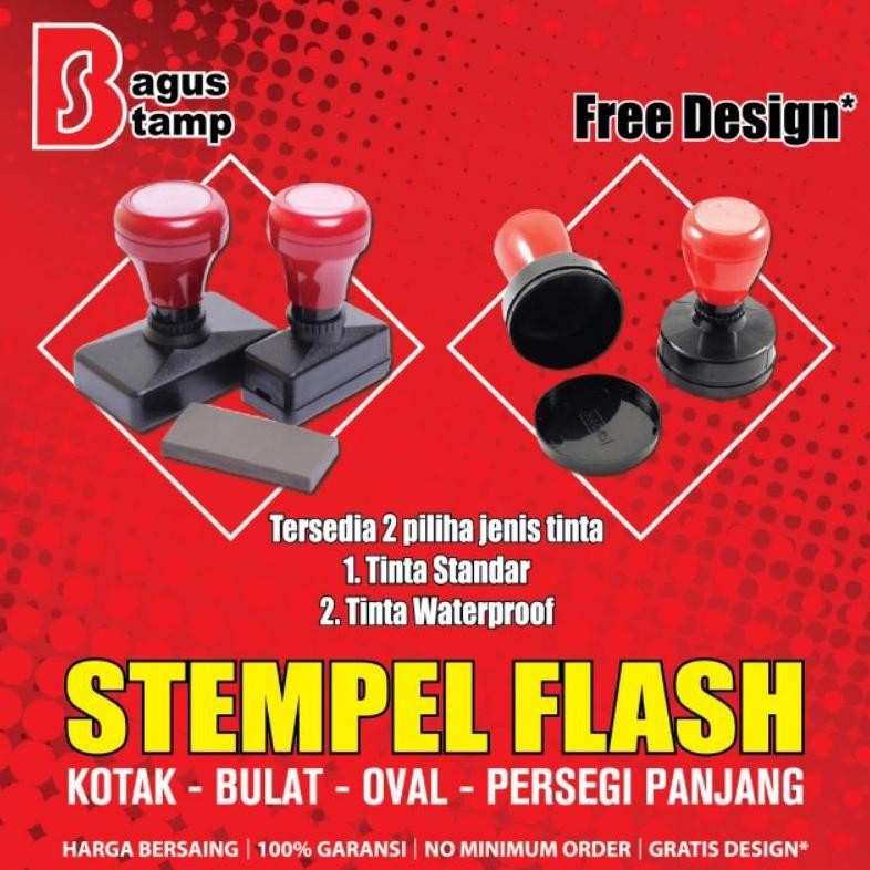 

Stempel Warna Otomatis Custom Design Logo FLASH Nama Perusahaan Kantor Instansi Rumah Sakit Usaha Sekolah Warung RT RW Perpustakaan RB3