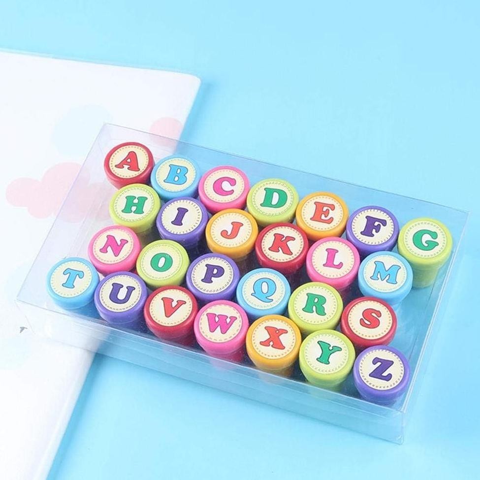 

STEMPEL HURUF Alphabet ABC Stamp A-Z RB3