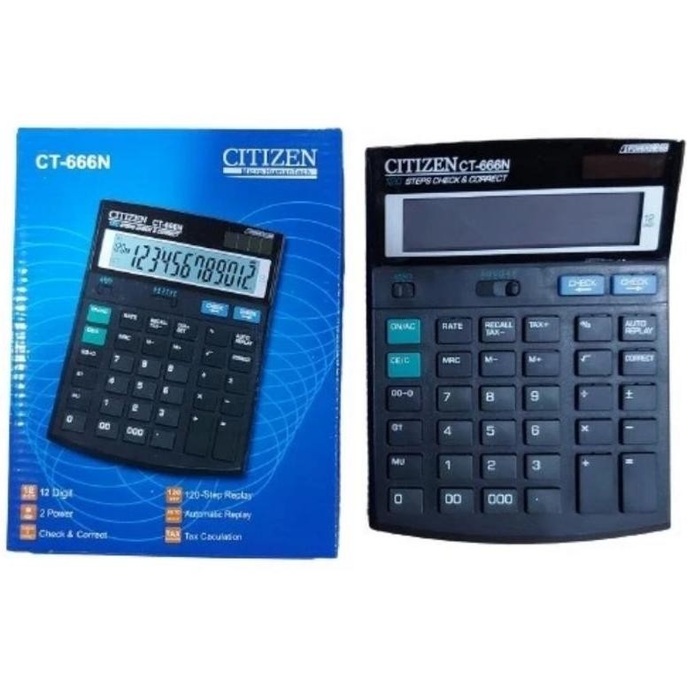 

Kalkulator 12 Digit . CT-666N Calculator Check Correct Cek Ulang CT666N RB2