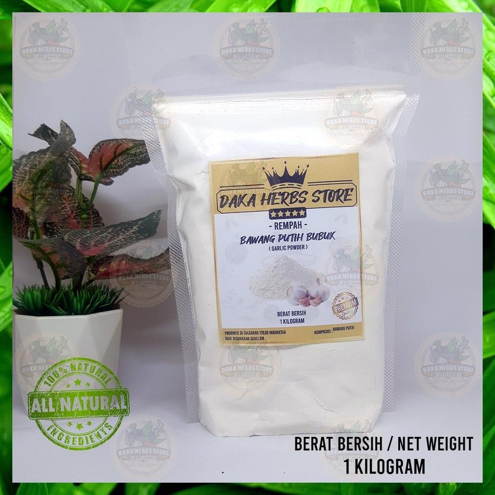 

Bawang Putih Bubuk Murni Tanpa Campuran/ Garlic Powder 1 Kg Nugi