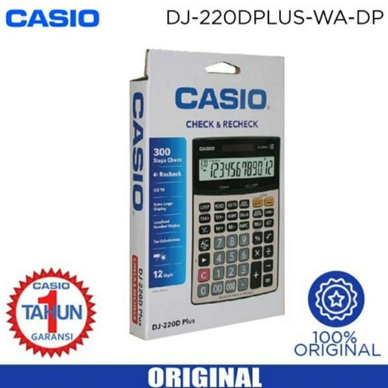 

Kalkulator Desktop Casio DJ-220 D - Check & Correct Calculator DJ-220D & GARANSI RESMI RB2