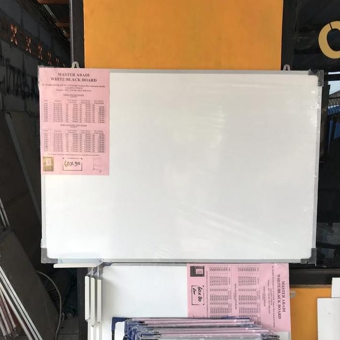 

[ SKUL ] Papan tulis putih / whiteboard 60X90