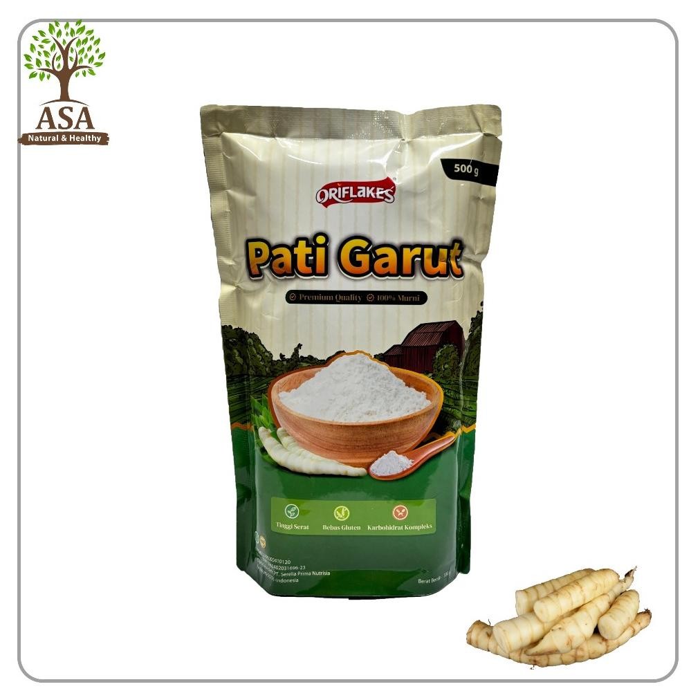 

Oriflakes Tepung Pati Garut 500 gram Nugi