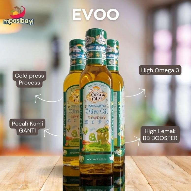 

Evoo Casa di Oliva Kids Minyak Zaitun MPASI Bayi Kemasan Terbaru Nugi