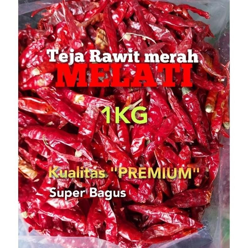 

CABE RAWIT KERING TEJA "PREMIUM"( Grade A) KUALITAS SUPER BAGUS Merah Melati Nugi
