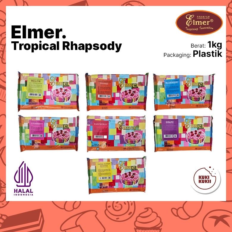 

Elmer Tropical Rhapsody 1kg | Coklat Batang Warna Rainbow Elmer 1 kg Nugi