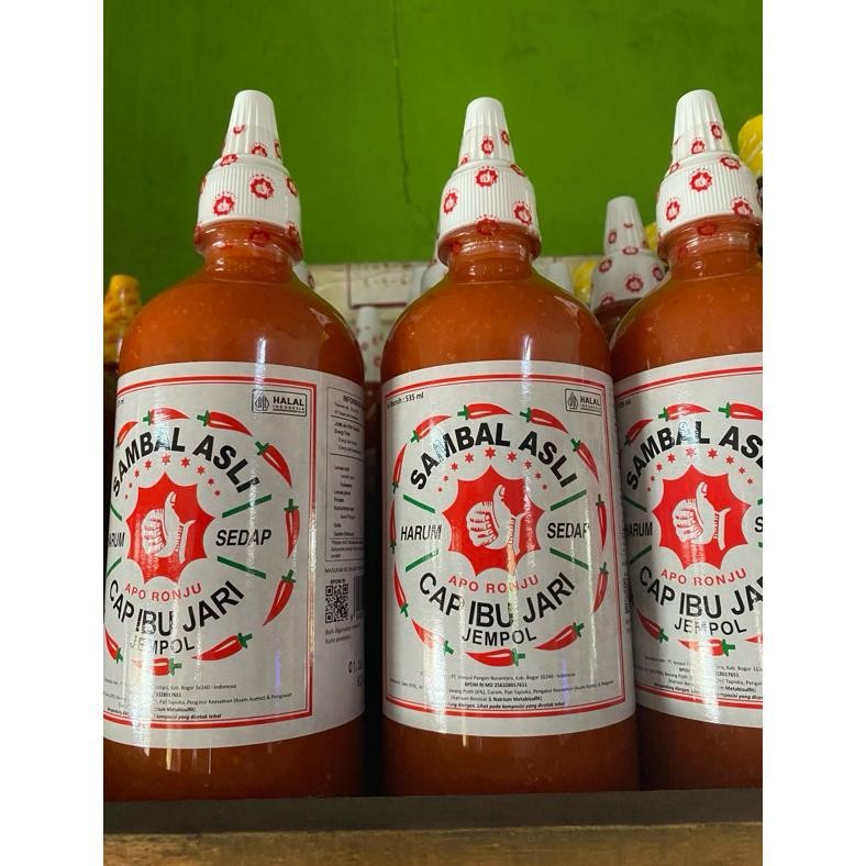 

Cap Ibu Jari Jempol Saos Sambal Asli 535ml Nugi