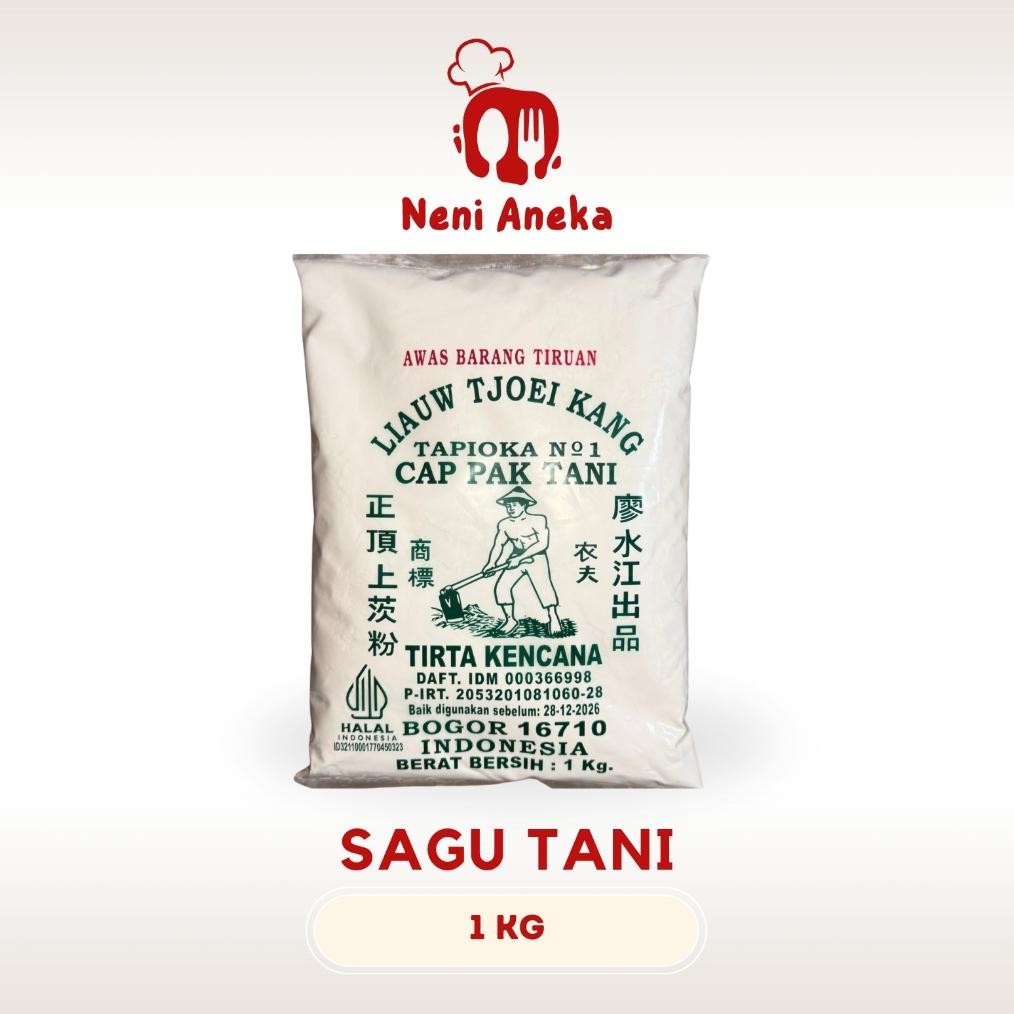 

Tepung Tapioka Sagu Cap Tani Liauw Tjoe Kang - 1kg Nugi