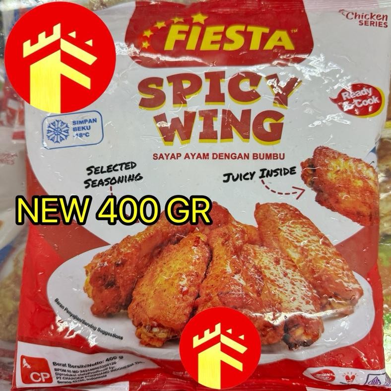 

Fiesta Spicy Wing 500 Gr Sayap Ayam Berbumbu Pedas Fiesta Chicken Wing Nugi