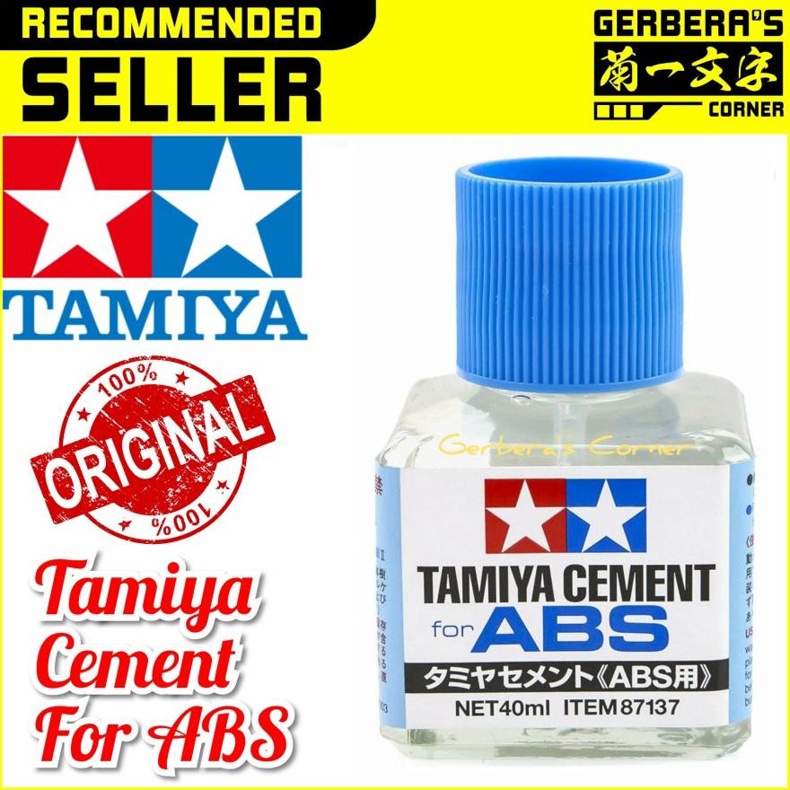 Tamiya Cement For ABS Lem Hobby Gundam Model Kit Lem Plastik Resin