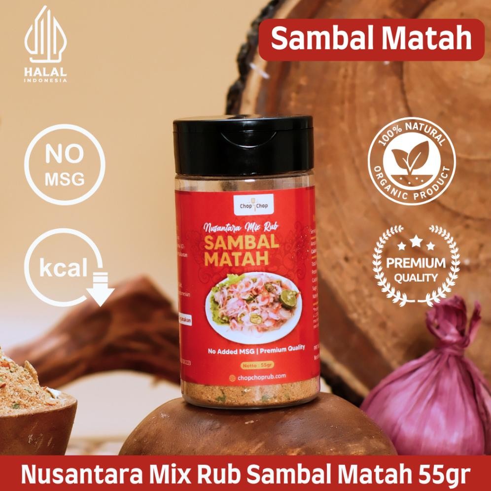 

ChopChop Nusantara Sambal Matah 55gr Pedas Segar Nugi